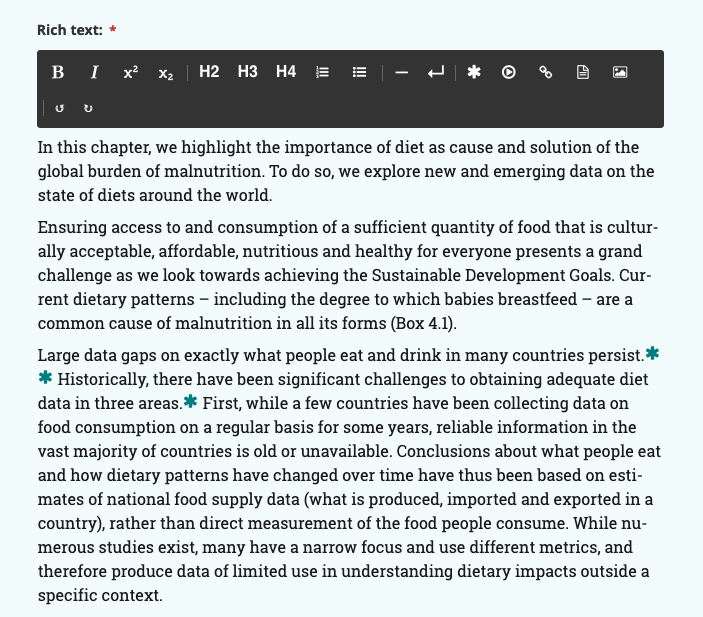 Together at last: the augmented toolbar and rich text with inline footnote entities